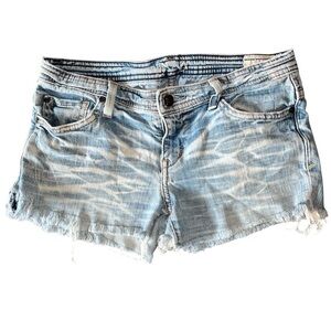 Y2K Vintage 575 Denim California Women's Low Rise Distressed Jean Shorts 28 6